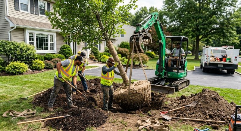 Magnolia Tree Planting in Ventura County, CA